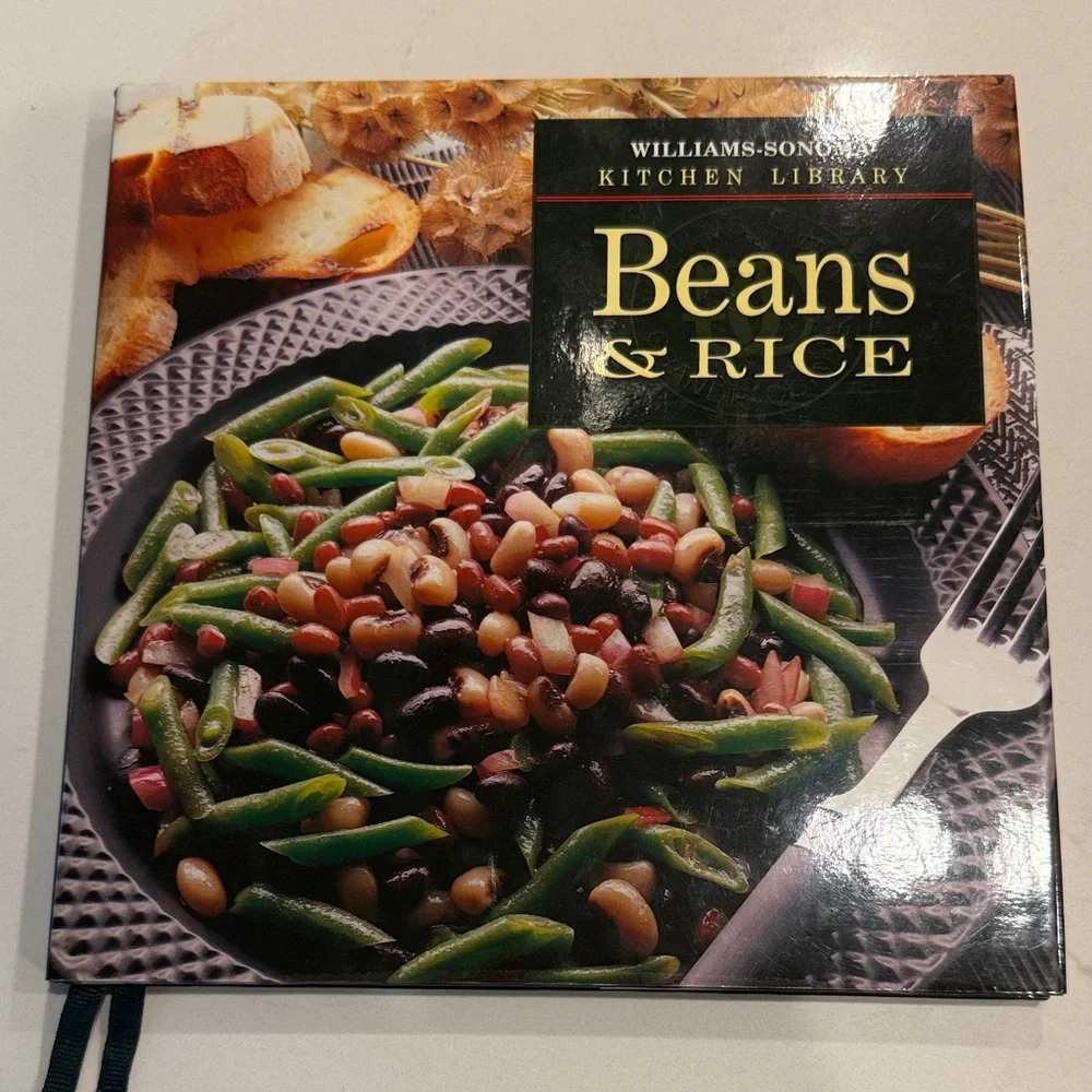 Williams Sonoma Kitchen Library: Beans & Rice Cookbook - Black Cover